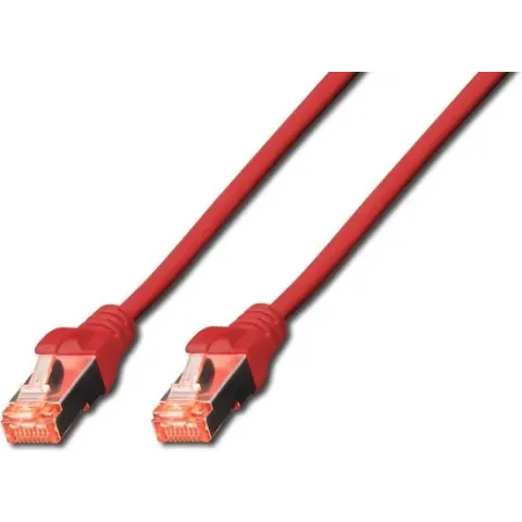 Digitus Cat6 S-FTP 10m netwerkkabel SF/UTP (S-FTP) Rood