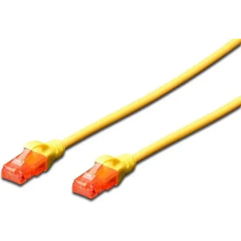 Digitus CAT6 U/UTP 2m netwerkkabel U/UTP (UTP) Geel
