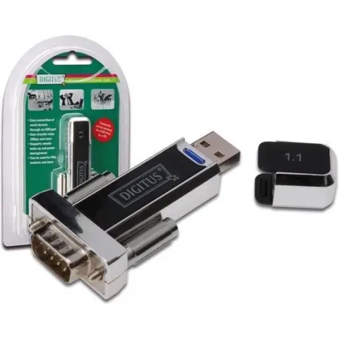 Digitus DA-70155-1 kabeladapter/verloopstukje USB 1.1 D-SUB Zwart