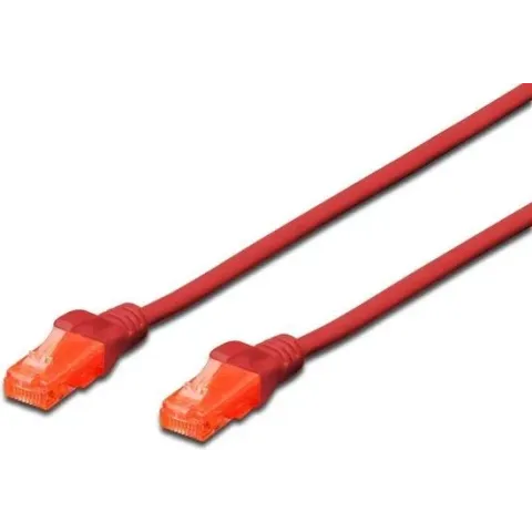 Digitus DK-1617-005/R netwerkkabel 0,5 m Cat6 U/UTP (UTP) Rood