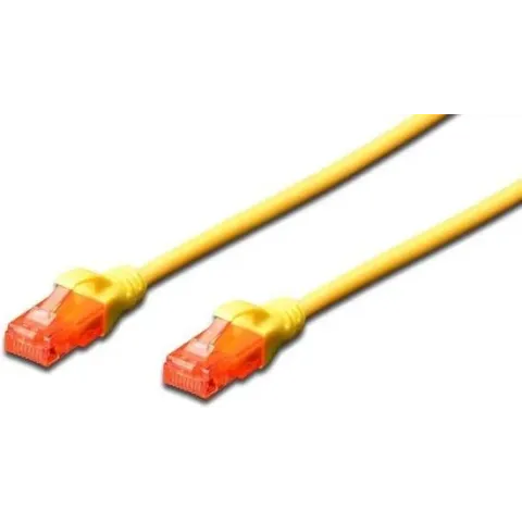 Digitus DK-1617-100/Y netwerkkabel 10 m Cat6 U/UTP (UTP) Geel