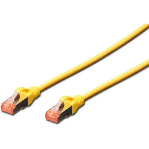 Digitus DK-1644-005/Y netwerkkabel 0,5 m Cat6 S/FTP (S-STP) Geel
