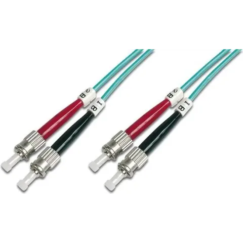 Digitus DK-2511-01/3 Glasvezel kabel 1 m ST/BFOC Blauw