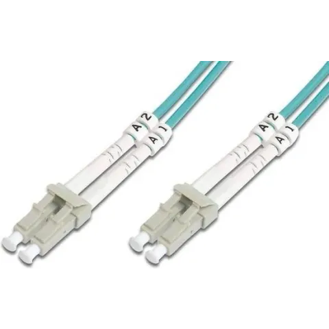 Digitus DK-2533-02/3 Glasvezel kabel 2 m OM3 LC Turkoois