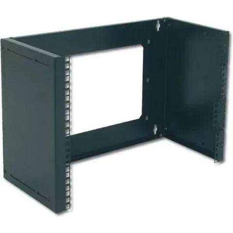 Digitus DN-19 PB-4U-SW Flush-mount patch bracket (W x H x D) 505 x 195 x 250 mm 4 U Black (RAL 9005)