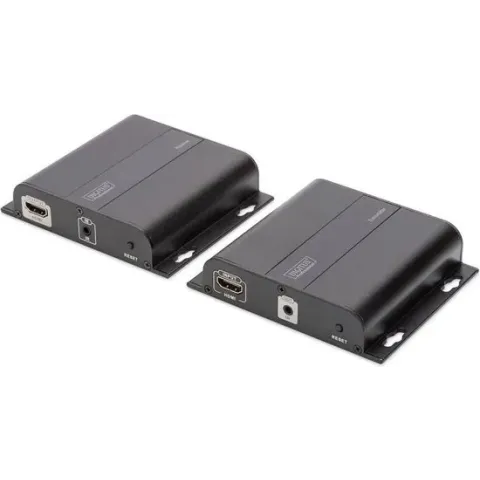 Digitus DS-55122 audio/video extender AV-zender & ontvanger Zwart