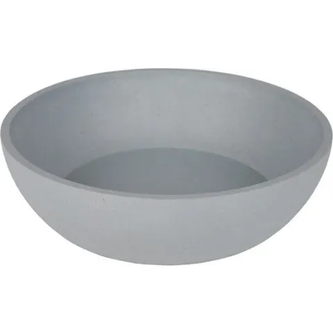 District 70 BAMBOO - Design bamboe voerbak voor honden - Merengue, ice blauw en donkergrijs - S / M / L - Kleur: Ice Blauw, Maat: Large ⌀ 21 cm (1600 ML)