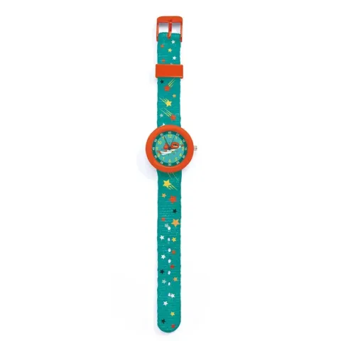 Djeco Kinderhorloge Superheld | Blauw