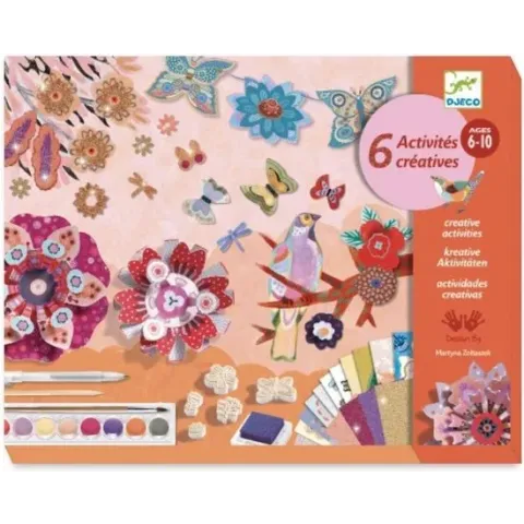 Djeco Knutselkoffer Flower Garden