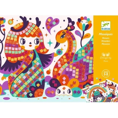 Djeco knutselset Mozaïek Kokeshis