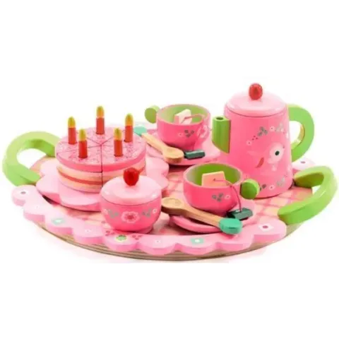 Djeco Theeservies Roze/Groen