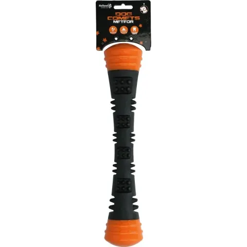Dog Comets Meteor Werpstok Oranje&Zwart - - 30 cm