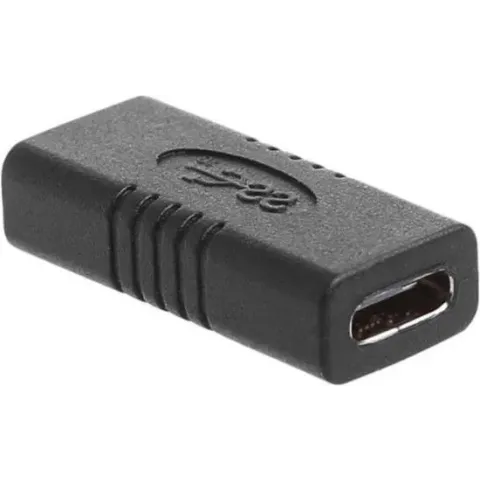 Dolphix USB-C naar USB-C koppelstuk - USB3.0 / zwart