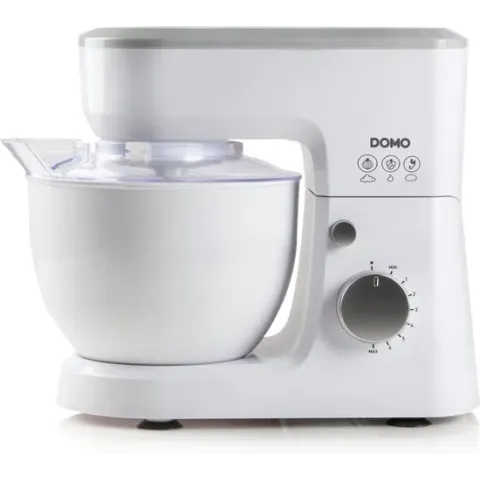 Domo DO9241KR - Keukenmachine - 600W - 4L - Incl blender - Wit