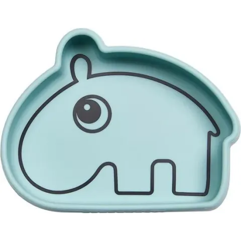 Done by Deer Silicone Stick&Stay bowl Ozzo - Blue