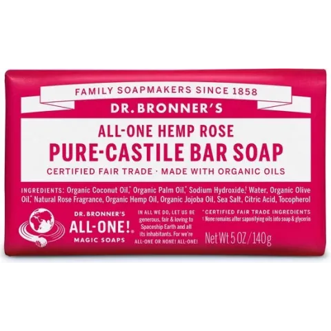 Dr Bronners Zeep rose