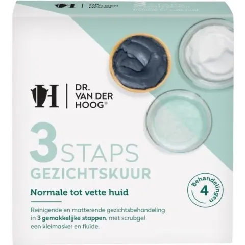 Dr. Van der Hoog 3staps gezichtskuur normaal tot vette huid