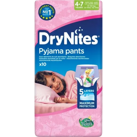 DryNites® 3-5 meisje 10 stuks
