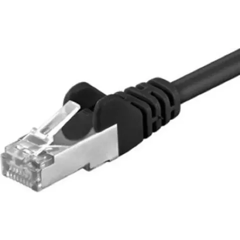 DSIT Netwerkkabel Cat5e FTP 2m zwart