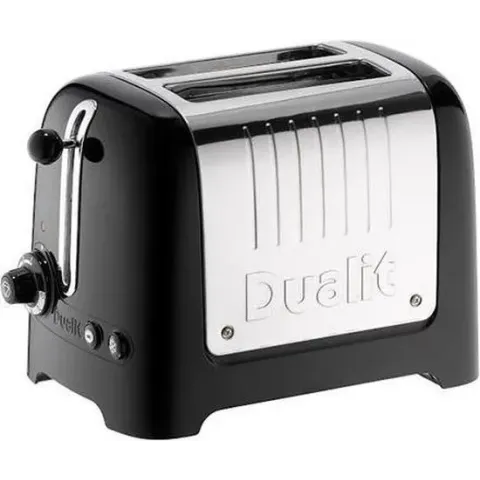 Dualit Newgen Broodrooster - Defrost Gloss - Zwart - RVS