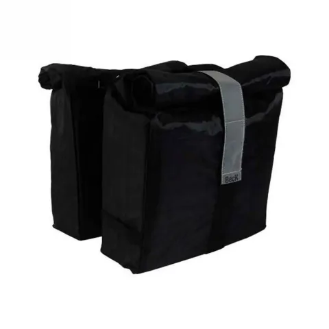Dubbele Fietstas Roll Black