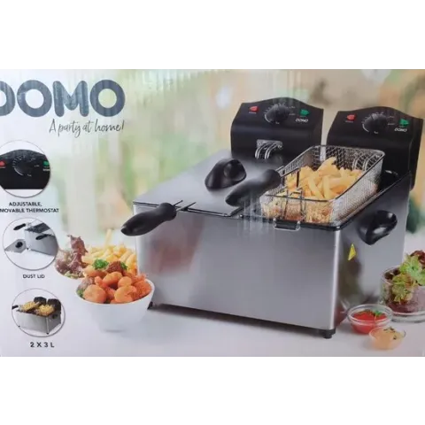 Dubbele Friteuse Domo 2x3 Liter