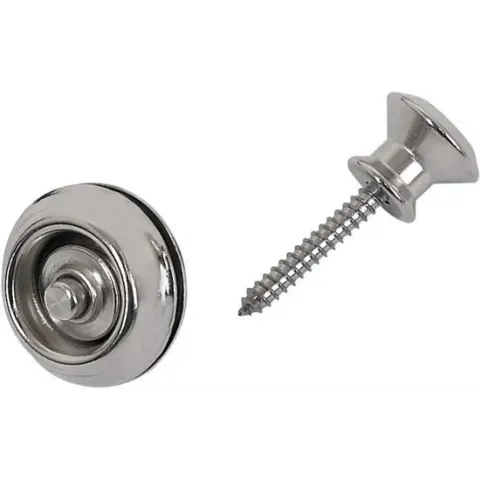Dunlop Straplok nikkel Dual Design  - Accessoire voor gitaren
