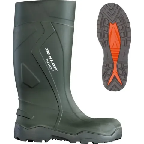 Dunlop Veiligheidslaars S5 Purofort Plus Groen - Werkschoenen - 43