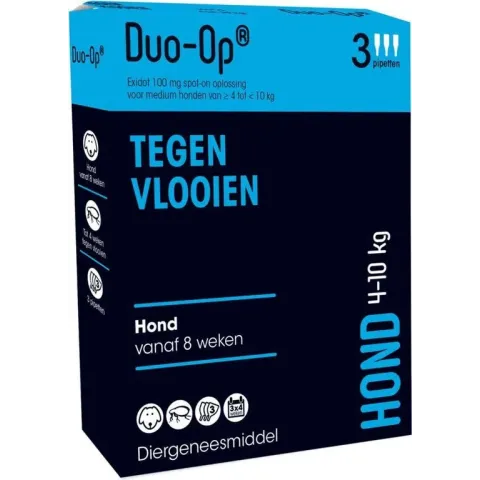 Duo-op Hond 4 - 10 kg 3 pipetten