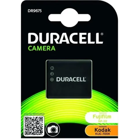 Duracell camera accu voor Fuji (NP-50 / KODAK KLIC-7004)