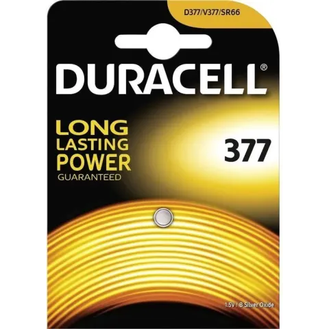 Duracell Duralock Knoopbatterij 377 Sbl1 - 1 stuks
