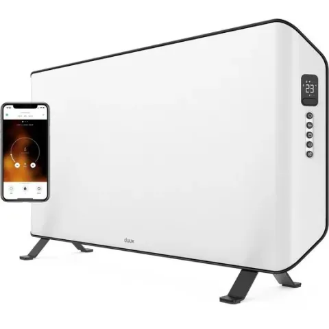 Duux Edge 1000W Smart Convectorkachel Wit - Kachel Elektrisch - Extra Dun