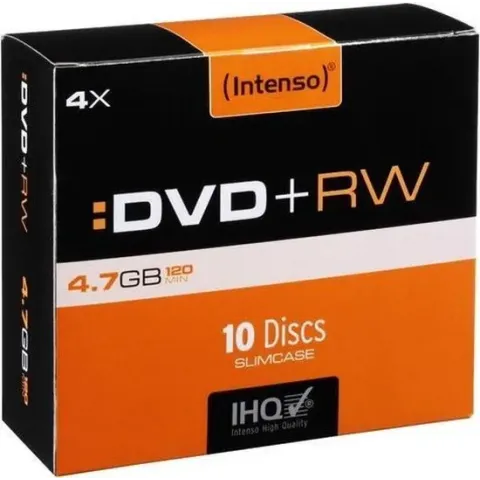 DVD+RW Intenso 4,7GB 10pcs Slimcase 4