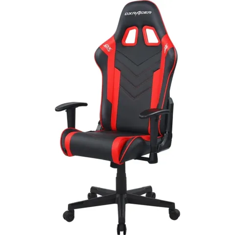 DXRacer PRINCE P132-NR Game Stoel - Zwart/Rood
