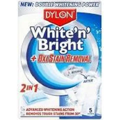 Dylon Vlekverwijderaar White & Bright - 5 stuks