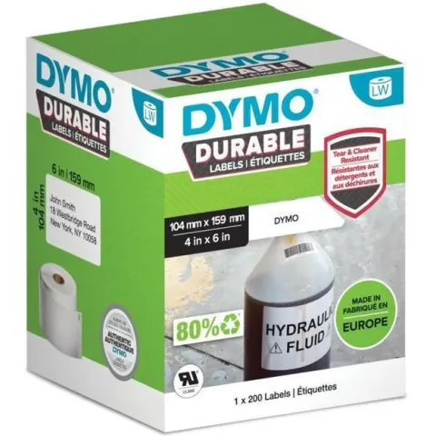DYMO Durable Wit Zelfklevend printerlabel