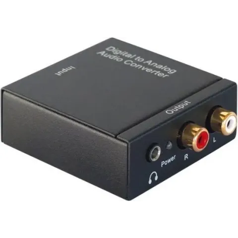 Dynavox 206957 audio-omzetter Zwart