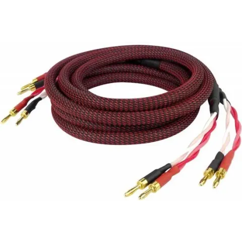 Dynavox High-End 4 x 2.5mm² twisted Luidspreker-kabel 2x5 meter (voor 2 speakers)