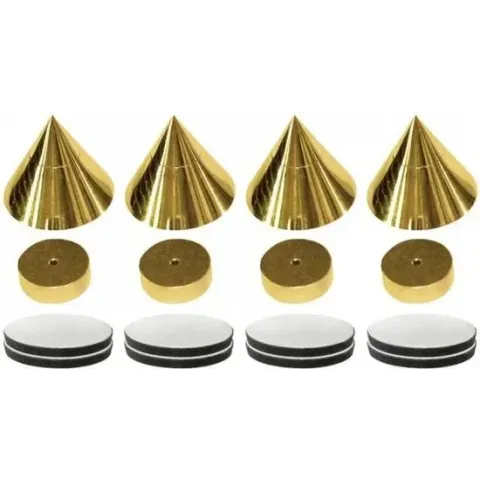 Dynavox spikes 4 stuks in het goud