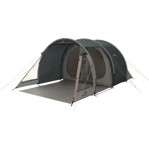 Easy Camp Tunneltent 4-persoons Galaxy 400 staalgrijs en blauw