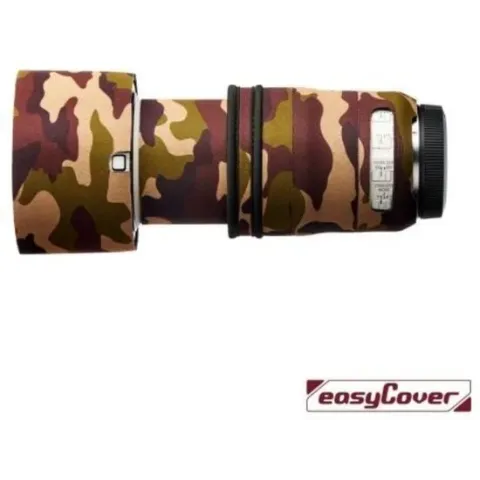 easyCover Lens Oak voor Canon RF 70-200 mm f/4.0 L IS USM Bruin Camouflage
