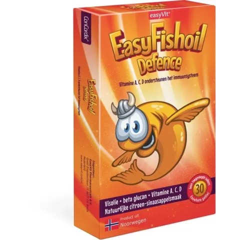 Easyvit Easyfishoil defence 30 kauwtabletten