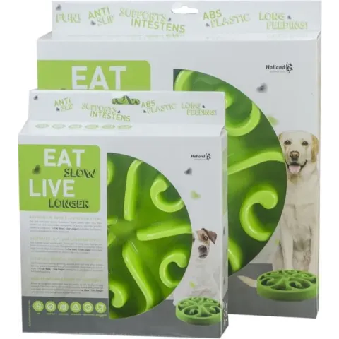 Eat Slow Feeder - Large - Groen
