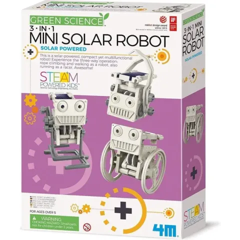 Eco-Engineering Mini Solar Robot - 3 in 1
