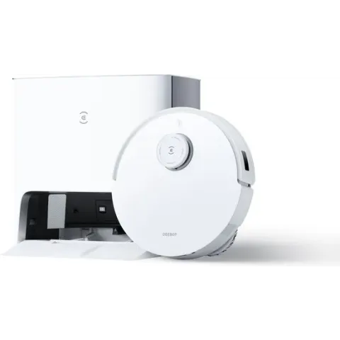 Ecovacs Deebot T10 TURBO - Robotstofzuiger - Wit - Inclusief Actief Dweilsysteem
