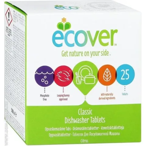 Ecover Vaatwastabletten - 25 Stuks Classic