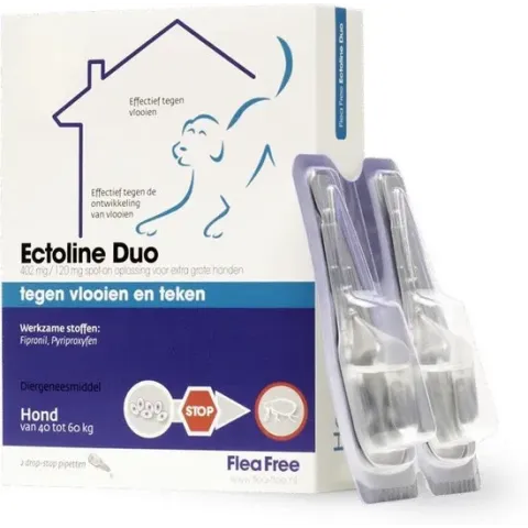 Ectoline Duo Hond - Gewicht dier 40 - 60 kg