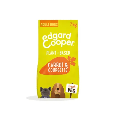 Edgard&Cooper Plantbased Adult Wortel&Courgette - Hondenvoer - 7 kg