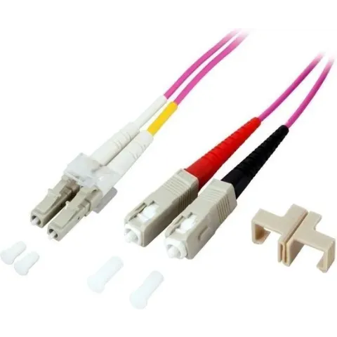 EFB Duplex Jumper LC-SC 50/125,OM4,LSZH,violet,2.0mm,20m