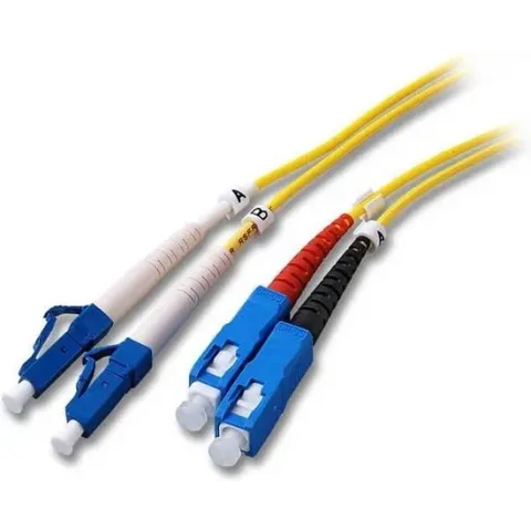 EFB Elektronik O0360.7,5 Glasvezel kabel 7,5 m OS2 LC SC Geel